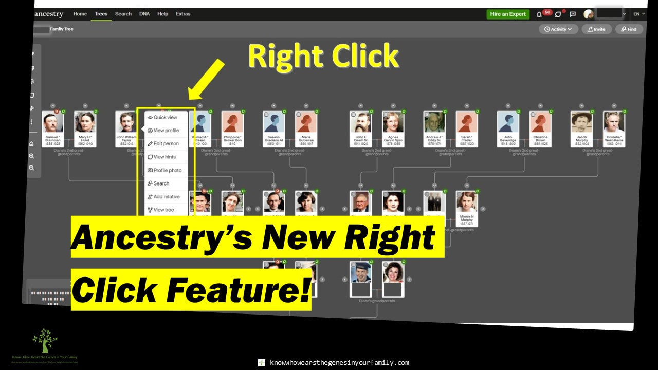 Ancestry Updates, Ancestry Tools, Ancestry Tips, Ancestry Right Click