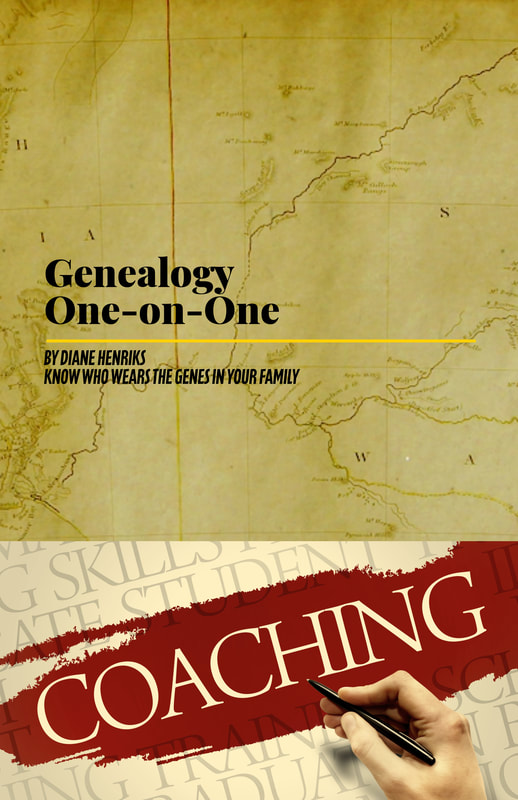Genealogy Services, Genealogy One-on-One Lessons, Genealogy Coaching, Genealogist, Diane Henriks, Learn Genealogy, Genealogy Tutoring